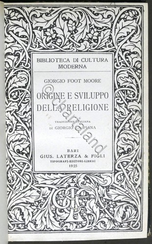 Giorgio foot moore origine - foot,