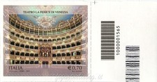 2013 francobollo Teatro La Fenice - Venezia DX BARRE 1565