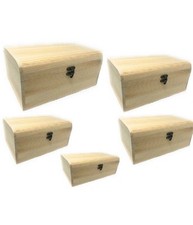 Set 5 Scatole In Legno