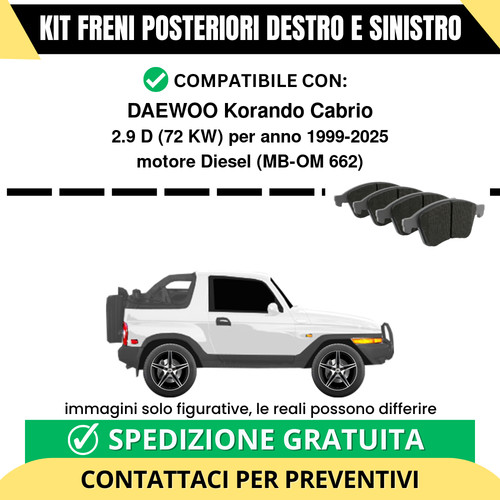 Pastiglie freno posteriori - pastiglie,
