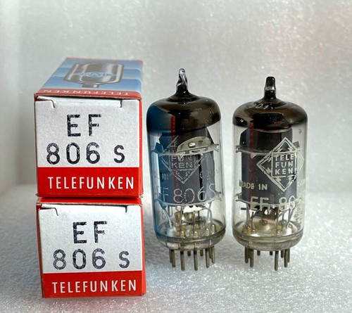 Tubi nos telefunken - 2, ef806s