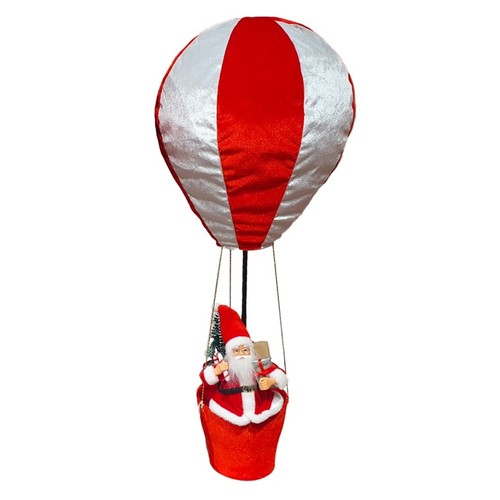 Babbo natale con mongolfiera - babbo,