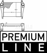 0000504028467 Intercooler per IVECO EUROCARGO 00"-> 15" NUOVO MAHLE 