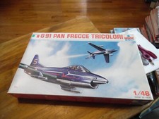 Vintage 1983 ESCI #4026 G91 Pan Frecce Tricolori 1/48° pezzi sigillati