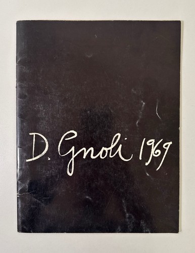 Domenico gnoli his first - in,