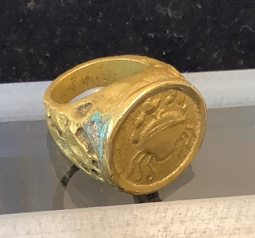 Anello uomo zodiaco ottone