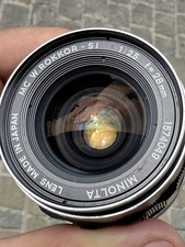 MINOLTA MC W.ROKKOR-SI 1:2.5 28mm In Ottimo Stato