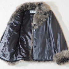 c Giacca di pelle di agnello