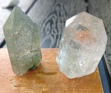 QUARZO Alpino Coppia Cristalli Formazza Minerale collezione Diverse Tipologie 