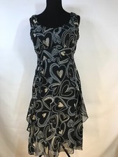 Abito Donna longuette smanicato - Scelte D'Autore - Bianco e Blu - TG 42 - NUOVO