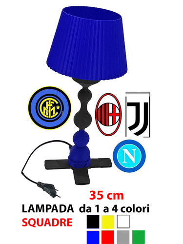 Lampada led squadre calcio - lampada,