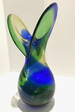 Vaso in vetro artistico stile