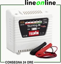 Caricabatterie Telwin Touring 15 807592 Avviatore 12V e 24V per auto moto camper