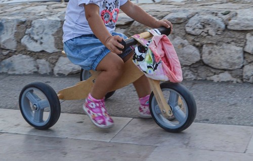 Bici triciclo legno - triciclo, senza