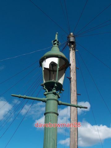 Photo old gas street lamp - photo, and