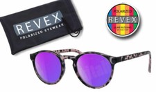 OCCHIALI DA SOLE REVEX DONNA MODA TONDI HIPSTER SWAG VINTAGE FASHION ESTATE HOT