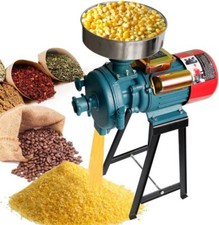 SLSY Smerigliatrice Elettrica 110V 3000W Spessore Regolabile Mulino Smerigliatrice Cereali