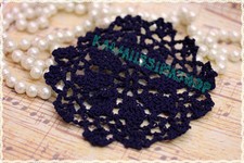 2pz decorazione uncinetto