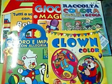 5 LIBRI ATTIVITA' GIOCA COLORA