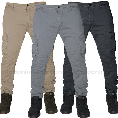 Pantaloni cargo uomo con - pantaloni,