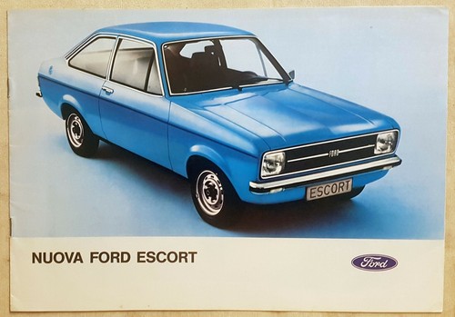 Depliant ford escort in - -,