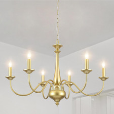 Lampadario Dorato a