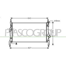 Radiatore per ford transit - transit, dal
