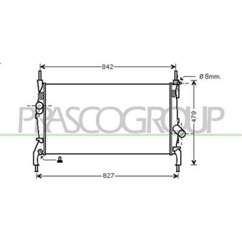 Radiatore per ford transit - radiatore,