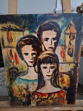 Gustavo Boldrini, olio su