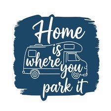 Adesivo camper home is where