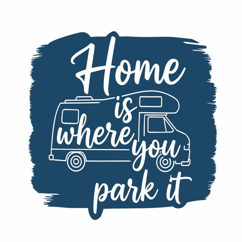 Adesivo camper home where - is,