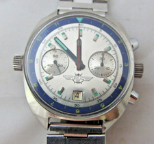 CRONOGRAFO SOVIETICO POLJOT STURMANSKIE MOVIMENTO 3133  FUNZIONANTE