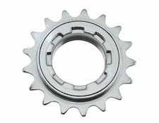 Ruby Bicicletta 17 Denti Pista Ruota Libera Ingranaggio Singola Velocità 3/32 Cromo Bici Parte 
