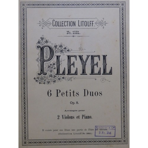 Pleyel ignace sei piccoli - pleyel,