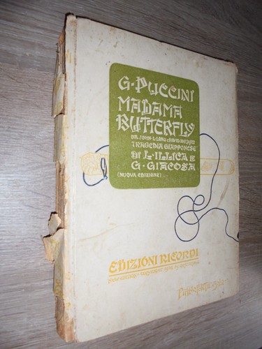 Puccini giacomo madama - puccini, ;