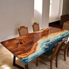 Tavolo epossidico oceano