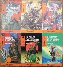 Lotto 6 librogame Time machine Mistero Atlantide Spada samurai Missione Varsavia