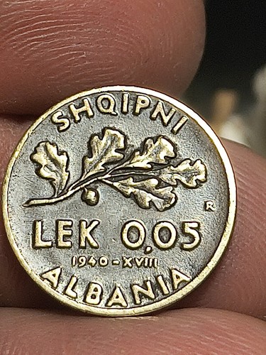 Lek 1940 albania vittorio - lek,