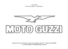 Moto Guzzi parts manual book