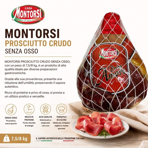 Montorsi prosciutto crudo - montorsi,