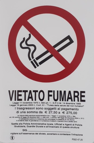 Cartello plastica vietato - cartello, 'vietato