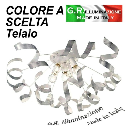Plafoniera ferro battuto 5 - in,