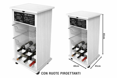 Carrello con cassetto lavagna - carrello,