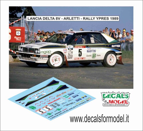Decals lancia delta - delta, 8v