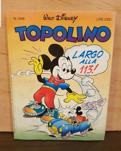 Topolino 1958 albo fumetti - topolino,