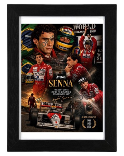 Foto autografo firmato ayrton - foto,