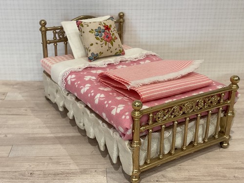 Lundby letto ottone casa delle