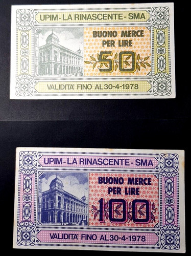Miniassegni 100 lire - miniassegni, 50