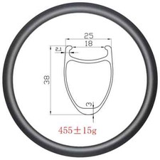 Cerchio carbonio bici strada