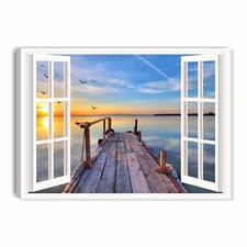 Mare e finestra 2 Quadro